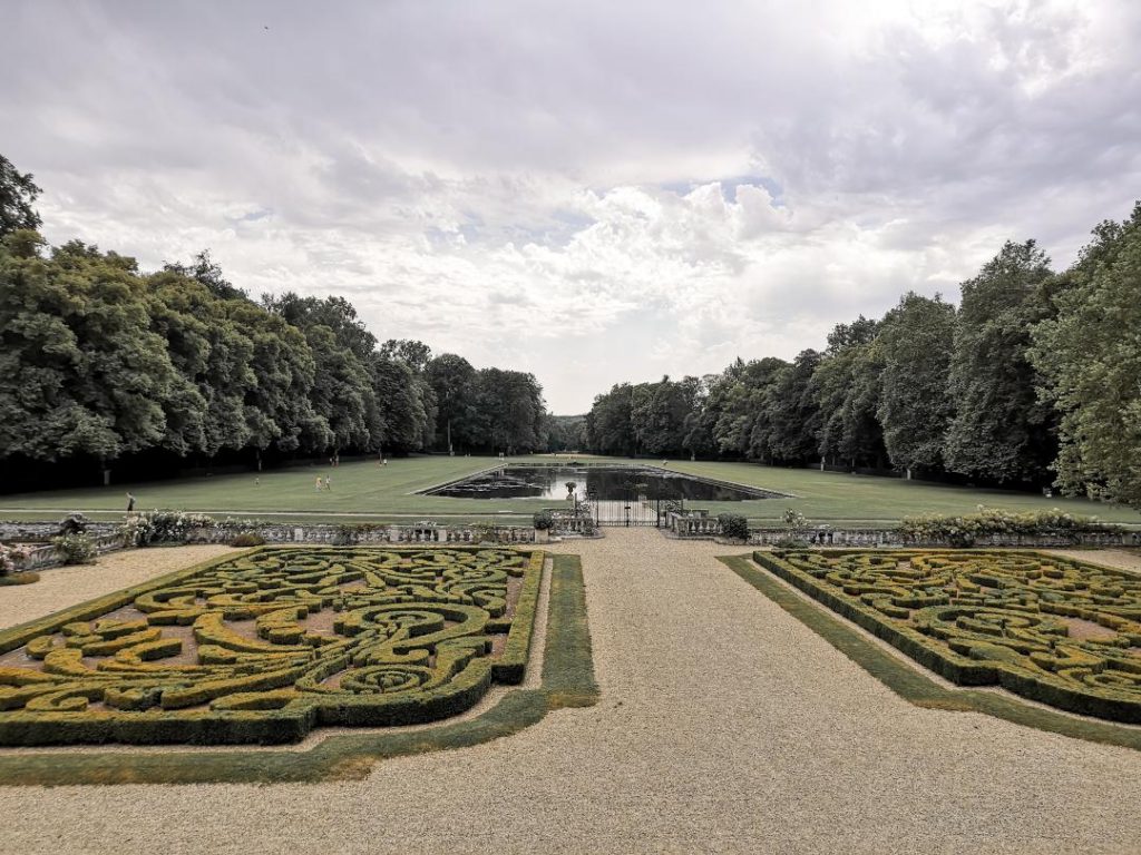 jardin du château de courances