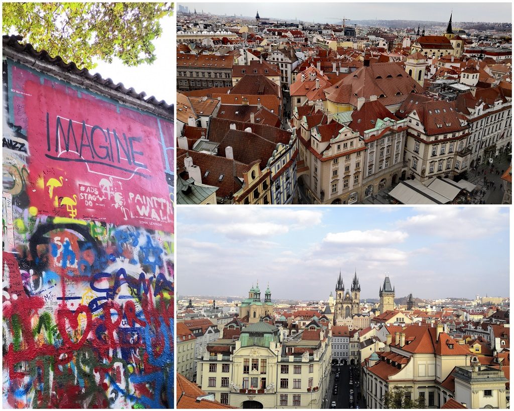 montage photo de la Vieille Ville lors d'un séjour de 3 jours à Prague