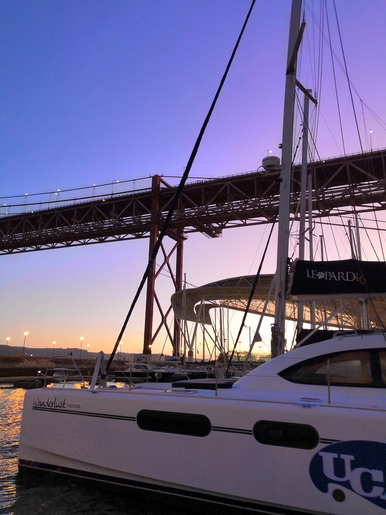 Croisière sur le Tage au coucher du soleil