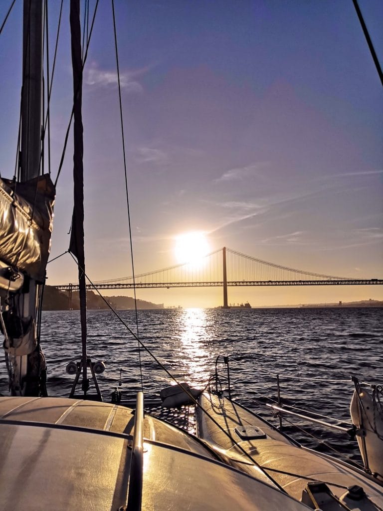 Croisière sur le Tage au coucher du soleil