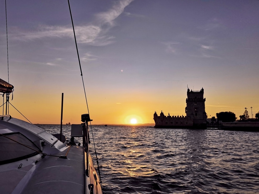 Croisière sur le Tage au coucher du soleil