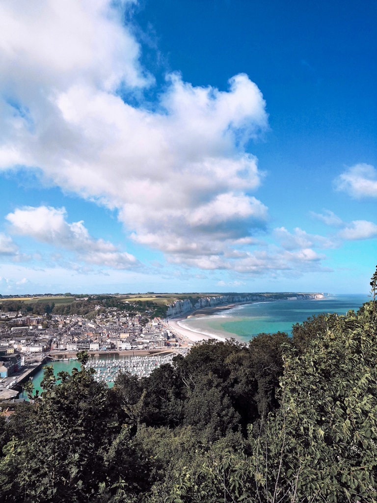 Vue depuis le Cap Fagnet sur la Côte d’Albâtre pour un Week-end en Normandie
