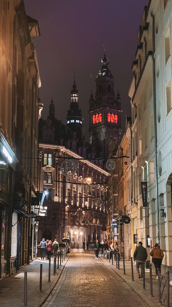 Grand-Place de Lille de nuit