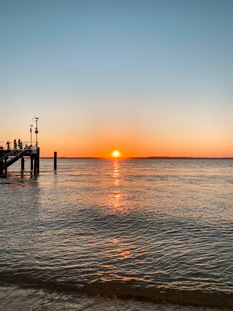 coucher de soleil arcachon le moulleau
