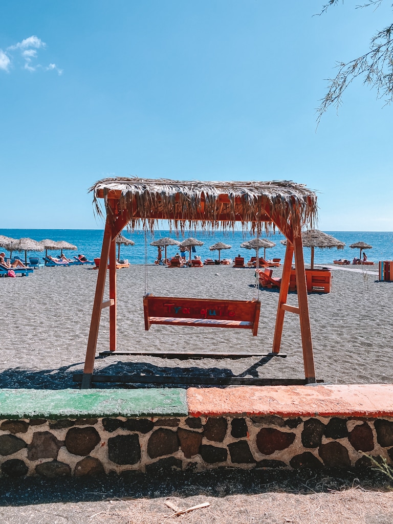 Perissa Beach Santorin