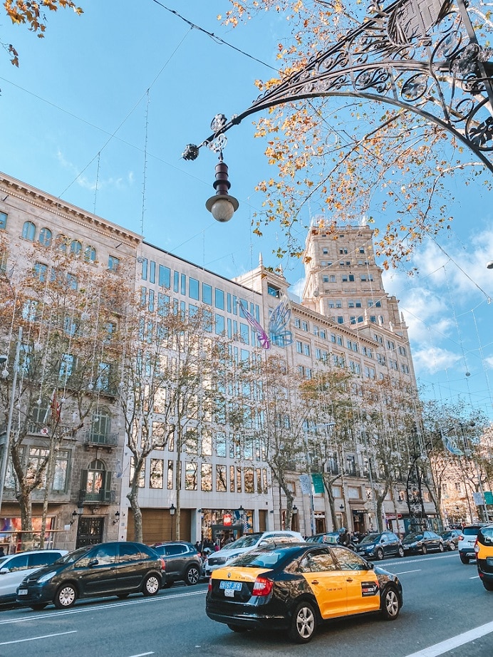 Passeig de Gracia Barcelone