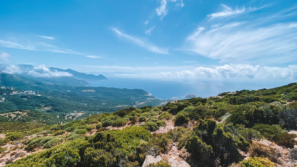 Vue du Moulin Mattei Cap Corse