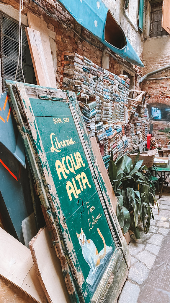 Librairie Acqua Alta Venise