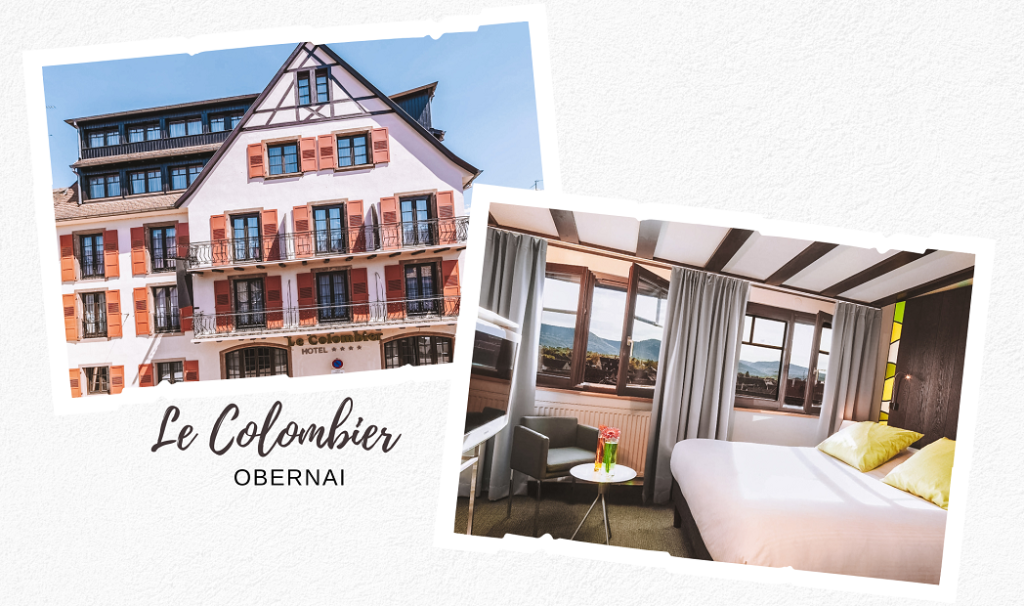 Hôtel Le Colombier Obernai pour visiter marchés de Noël en Alsace