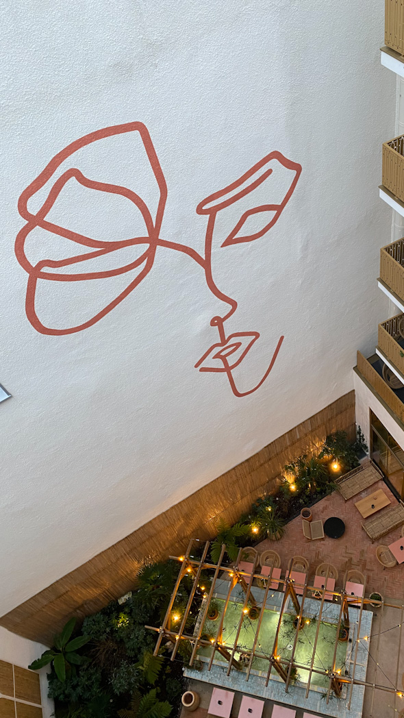 Patio du Bloom House Hotel et Spa Paris