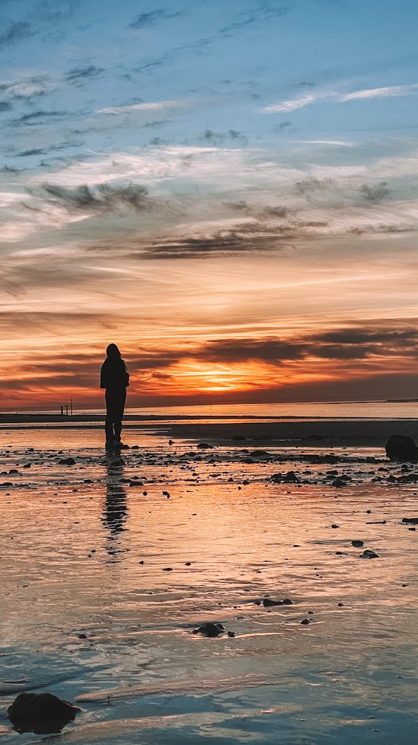 Coucher de soleil Plage du Butin Honfleur