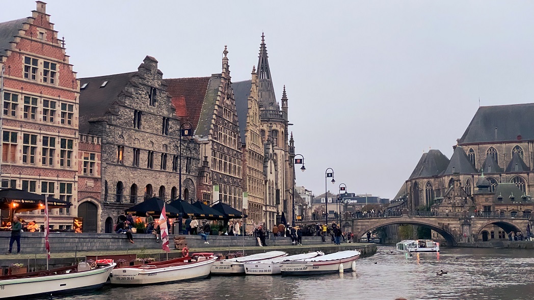 Quais Korenlei et Graslei Gand