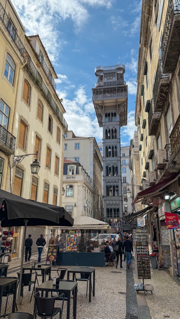 Ascenseur Santa Justa Lisbonne