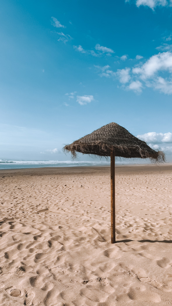 Plage de Costa da Caparica à moins de 30 minutes de Lisbonne