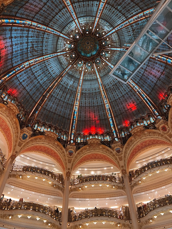 Dôme des Galeries Lafayette dans le 9ème arrondissement de Paris