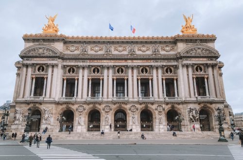 Façade de l'Opéra Garnier dans le 9ème arrondissement de Paris