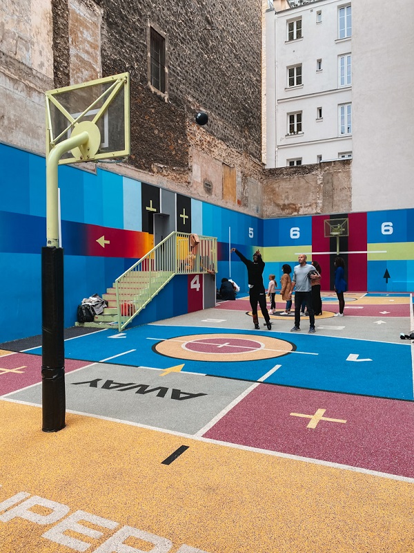Terrain de basket Duperré à Pigalle dans le 9ème arrondissement de Paris