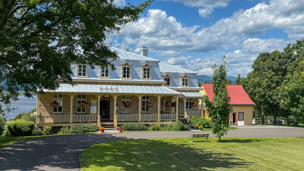 Maison typique sur l'Ile d'Orléans au Québec