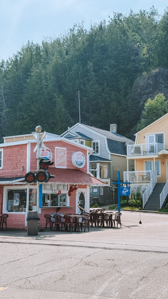Port de Pointe-au-Pic à La Malbaie au Québec