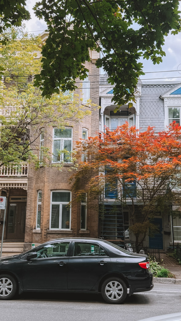 Maison dans le quartier du Plateau Mont-Royal à Montréal
