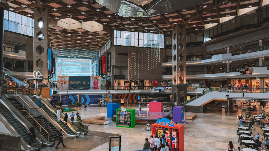 Galeries commerçantes de la ville souterraine de Montréal