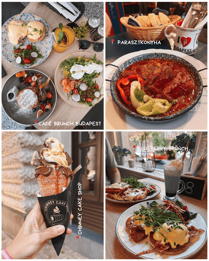 Sélection de bonnes adresses gourmandes à Budapest pour brunchs, restaurant, pâtisseries