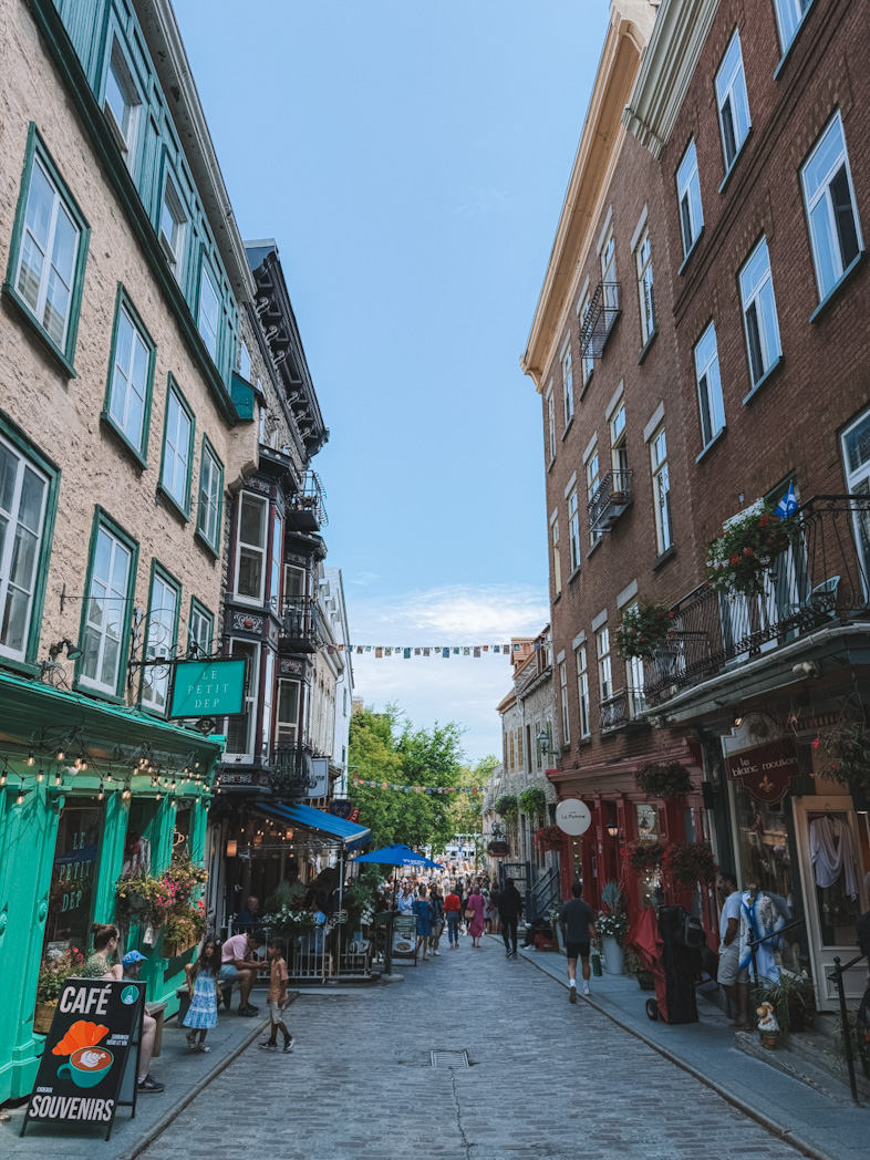 Rue piétonne du Quartier Petit Champlain, Vieux-Québec