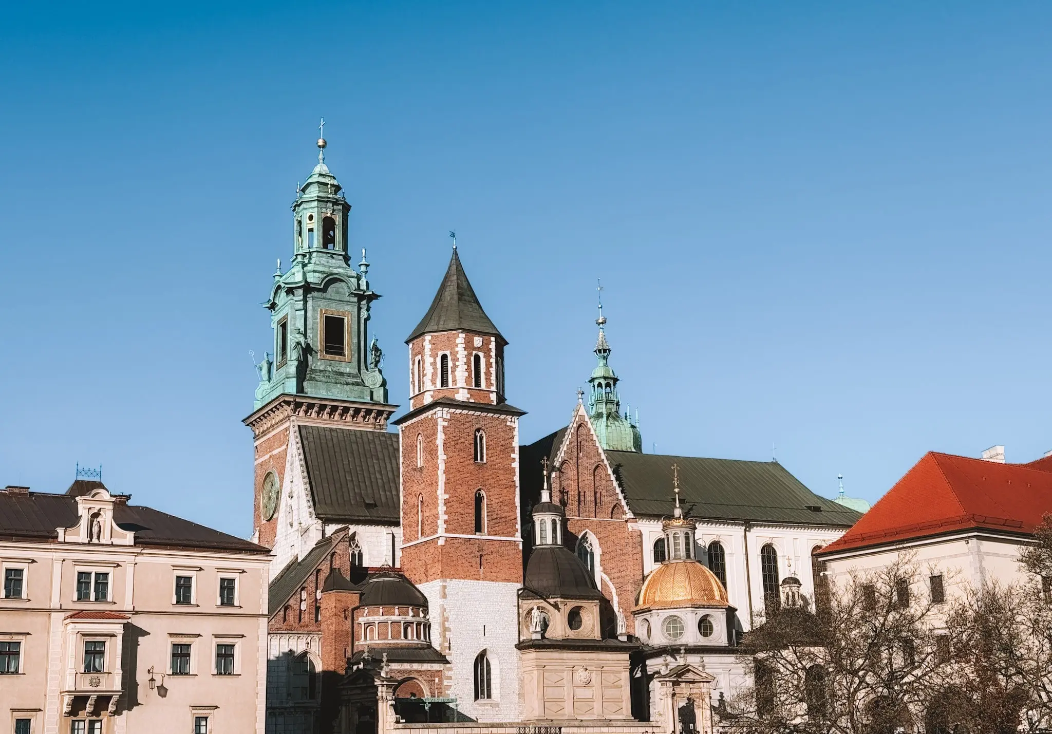 vue sur le Château de Wawel lors d'une visite de 3 jours à Cracovie