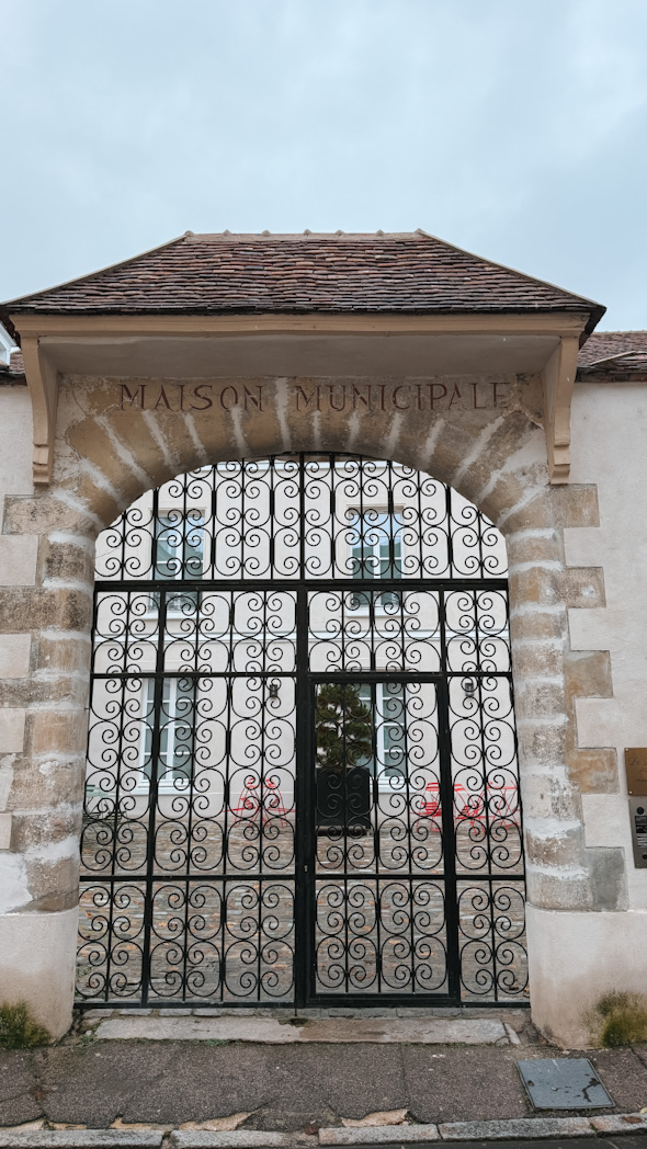 Entrée d’un appartement dans l'hôtel particulier Le Laurencin, Sens