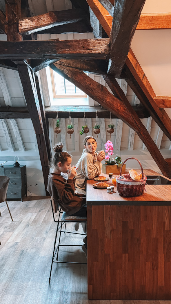 Intérieur d’un appartement dans l'hôtel particulier Le Laurencin, Sens