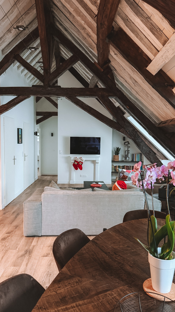Intérieur d’un appartement dans l'hôtel particulier Le Laurencin, Sens