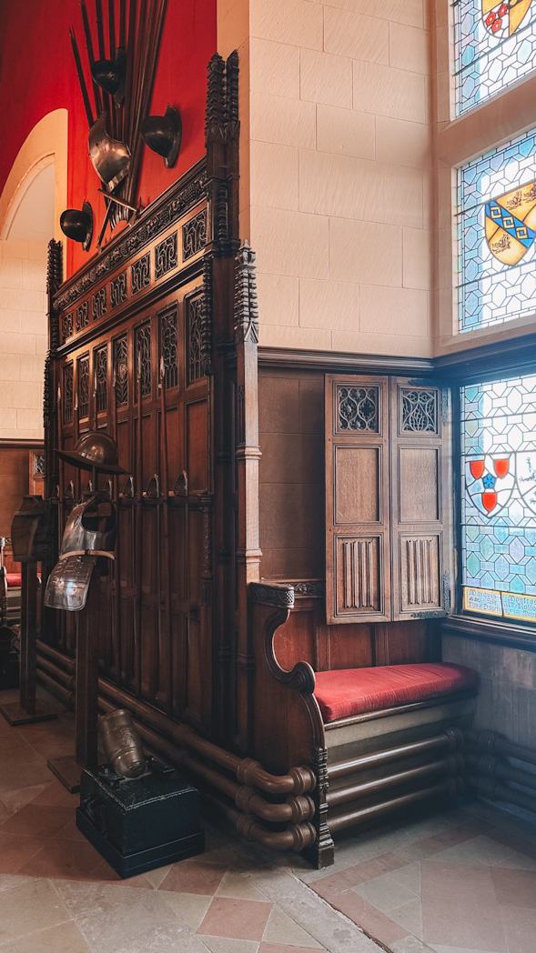 Intérieur du château d’Édimbourg incontournable à visiter lors d’un séjour de 3 jours à Édimbourg.
