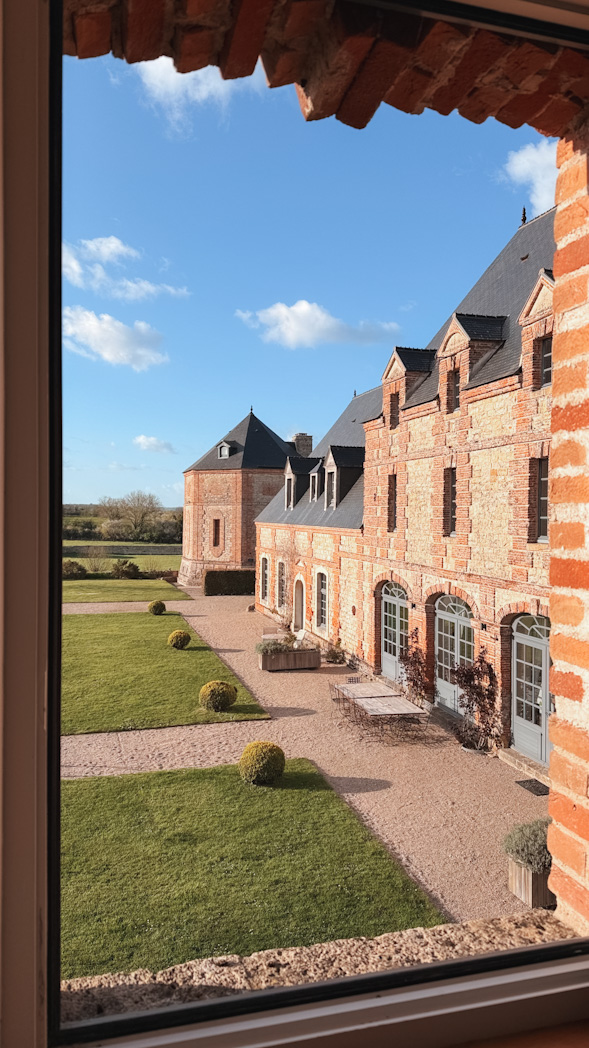 Hébergement de charme au Domaine de Ravenoville, ancien manoir restauré pour dormir dans le Cotentin
