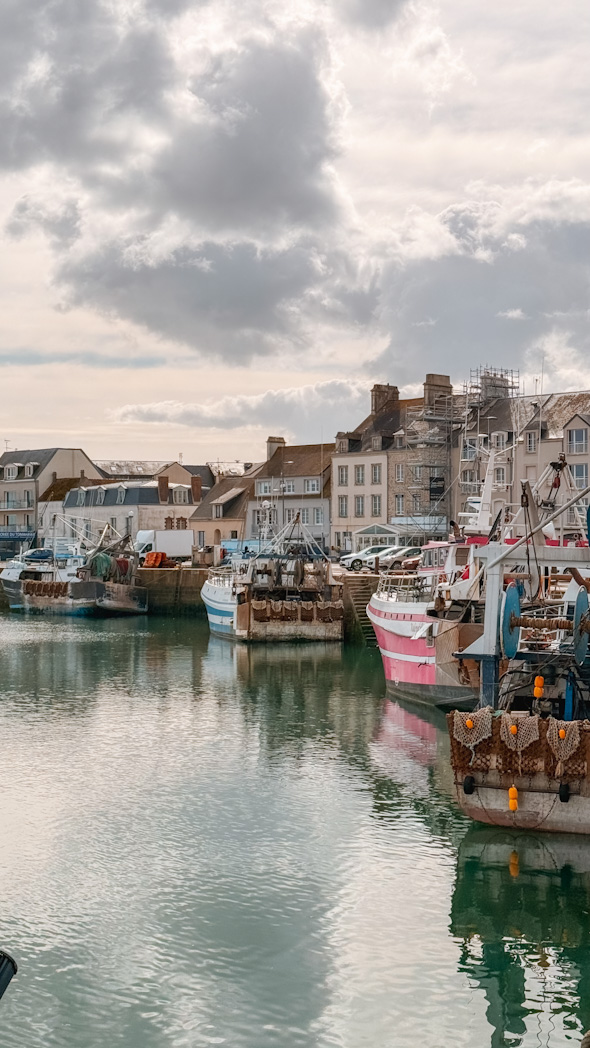 Port de Saint-Vaast-la-Hougue et ses bateaux de plaisance dans le Cotentin