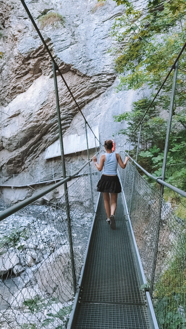 Gorges de Choleren près d'Adelboden en Suisse
