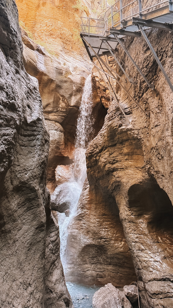 Gorges de Choleren près d'Adelboden en Suisse